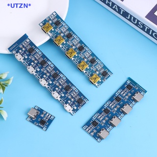 UTZN&gt; 5 PCS 5V 1A TYPE-C Micro USB 18650 TC4056A Lithium  Charging Board TP4056 new