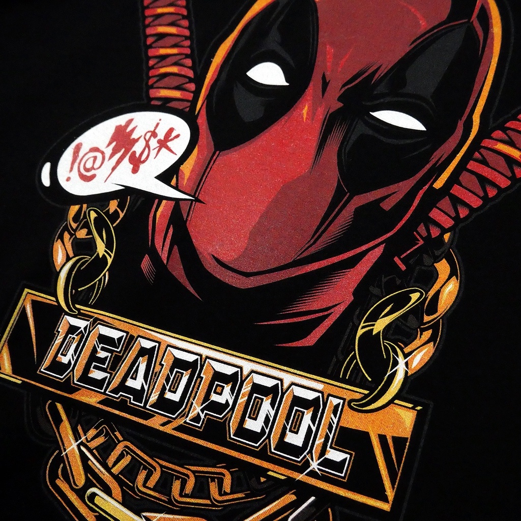 Power 7 Shop เสื้อยืดการ์ตูน มาร์เวล เสื้อยืด DEADPOOL ลิขสิทธ์แท้ MARVEL COMICS T-SHIRTS (MVX-318) — صورة 4
