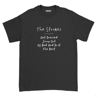 เสื้อยืด พิมพ์ลาย The Strokes Band - Undercover Of Darkness สําหรับผู้ชาย