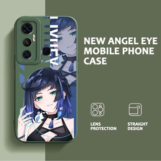 เคสโทรศัพท์มือถือ TPU นิ่ม กันกระแทก ป้องกันเลนส์กล้อง ลาย Angel Eyes สําหรับ Infinix Hot 11 Genshin Impact