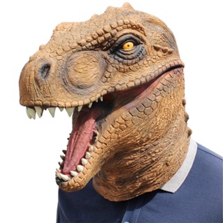 Hat หมวก Dinosaur ไดโนเสาร์ Tyrannosaurus ไทแรนโนซอรัส เร็กซ์ ฮาโลวีน แฟนซี วัสดุ Emulsion อิมัลชัน Halloween Fancy Gift