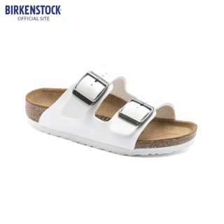 BIRKENSTOCK Arizona Kids BF White รองเท้าเด็ก ผู้หญิง สีขาว รุ่น 1016934 (regular)