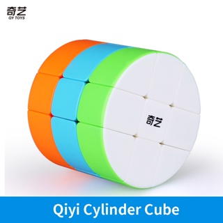 Qiyi ลูกบาศก์ปริศนา ทรงกระบอก ขนาด 3x3x3 ของเล่นเสริมการเรียนรู้เด็ก