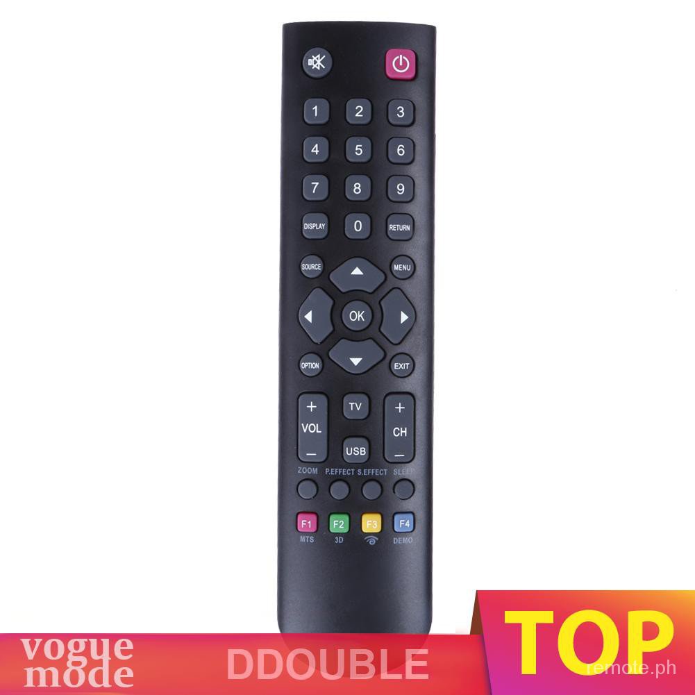 ปลาค็อด ปลาค็อด✔️ รีโมทคอนโทรลทีวีสีดํา TLC-925 สําหรับ TCL LCD LED ส่วนใหญ่
