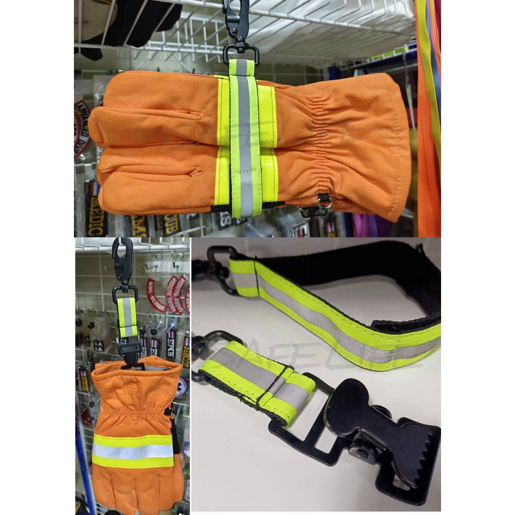 ที่หนีบถุงมือ​ เซฟตี้​ กู้ภัย​ ดับ​เพลิง​