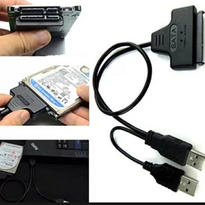 USB TO แล็ปท็อป HARDISK CONVERTER USB TO HDD SATA 2.5 "USB TO SSD USB 2.0 ถึง SATA CABLE สําหรับ HDD