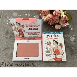 ปัดแก้ม The Balm Powder Blush สี its a date ส้มพีชแมตขนาด 6.5กรัม