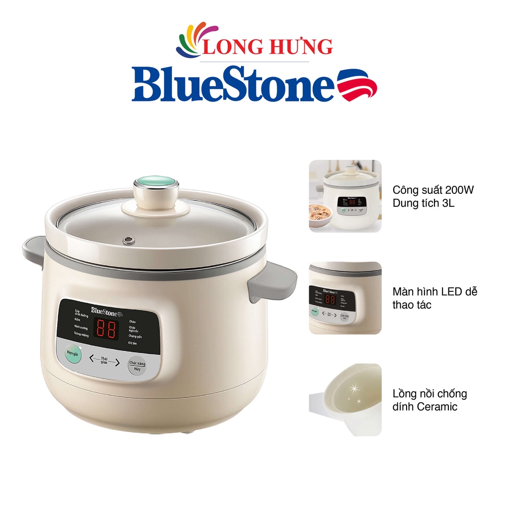 Bluestone Slow cooker 3 ลิตร SCB-6123 - สินค ้ าของแท ้