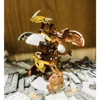 BAKUGAN BAKU SKY RAIDERS AEROBLITZ 2-N-1 BAKUGOLD SUBTERRA FUSION DRAGONOID &amp; REPTAK Rare  #บาคุกัน