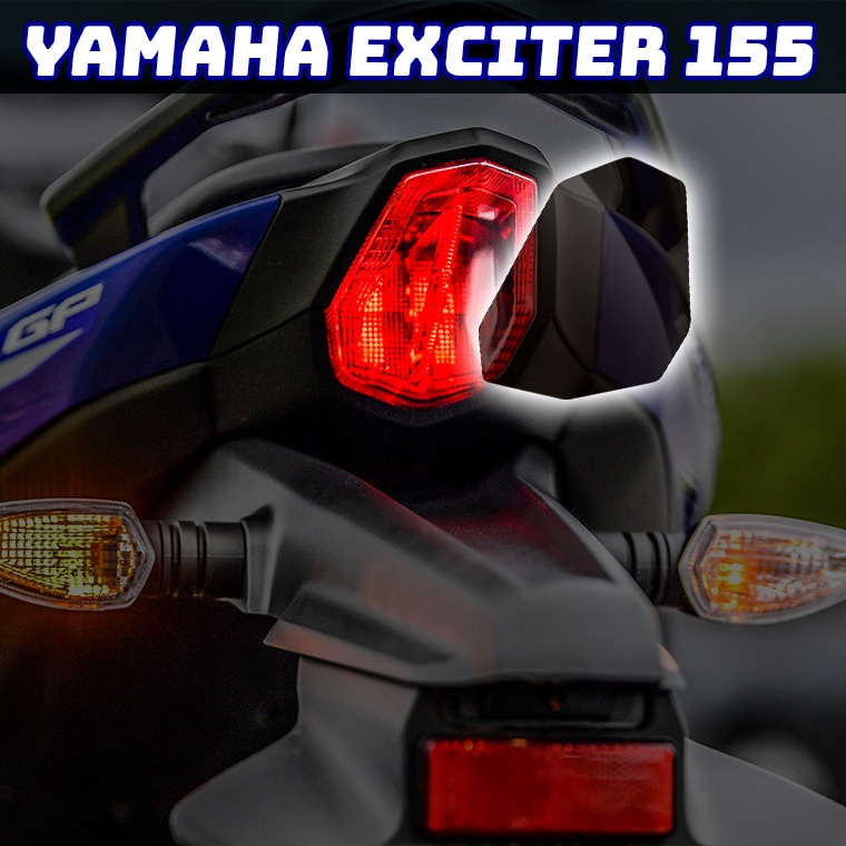 รูปลอกไฟท้าย EXCITER 155 [ YAMAHA Y16ZR ] สี SMOKE กันรอย YAMAHA EX 155 vva