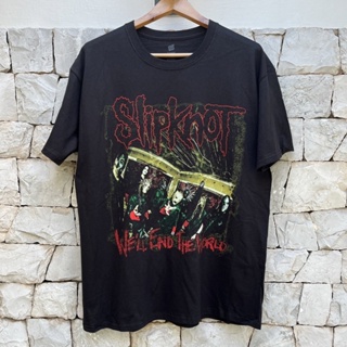 เสื้อวง Slipknot ลายหน้า หลัง ลิขสิทธิ์แท้ นำเข้าจาก USA