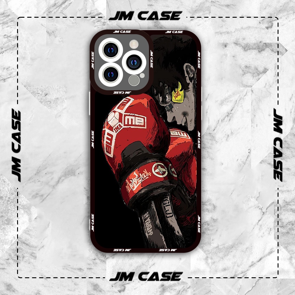 JMCase Meglobox Anime Manga เคส iphone ขอบสี่เหลี่ยม samsung xiaomi oppo