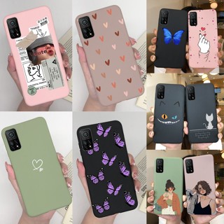 เคสโทรศัพท์ซิลิโคน TPU แบบนิ่ม ลายดอกเดซี่ และหัวใจ สําหรับ Xiaomi Mi 10T 10T Pro Xiomi MI10T Pro 10TPro