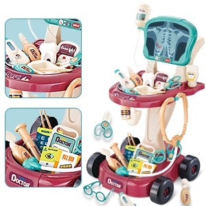 ของเล่น ชุดคุณหมอ ของใหม่ มือ1 Toy Doctor Kit for Kids，Pretend Medical Station Toy Set，Toy Medical Kit for Kids，24 Pcs D