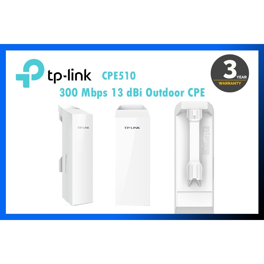 TP-LINK CPE510 ตัวกระจายสัญญาณ WIFI 5GHz ระยะไกลแบบ Outdoor