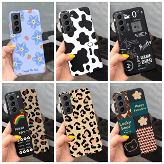 เคสโทรศัพท์ซิลิโคน TPU แบบนิ่ม พิมพ์ลายน่ารัก สําหรับ Samsung Galaxy S21 5G S21+ S 21 FE S21 Plus S 21FE