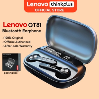 Lenovo QT81 TWS หูฟังบลูทูธ 5.0 ไร้สาย พร้อมไมโครโฟน สําหรับ IOS Android