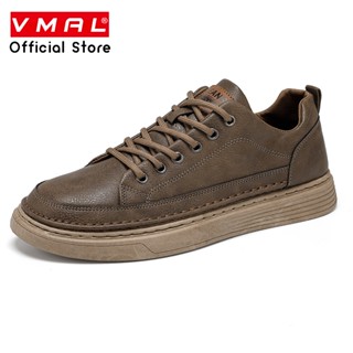 VMAL รองเท้าหนังลำลองสำหรับผู้ชาย 39-44