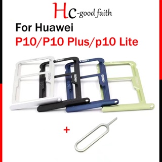 ใหม่ อะแดปเตอร์ซ็อกเก็ตซิมการ์ด Micro SD คุณภาพสูง แบบเปลี่ยน สําหรับ Huawei P10 Lite Huawei P10 Plus