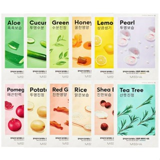 missha airy fit sheet mask 12 types 1ea 19g