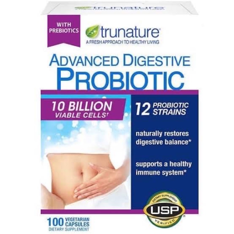 Trunature Advanced Digestive Probiotic, 100แคปซูล