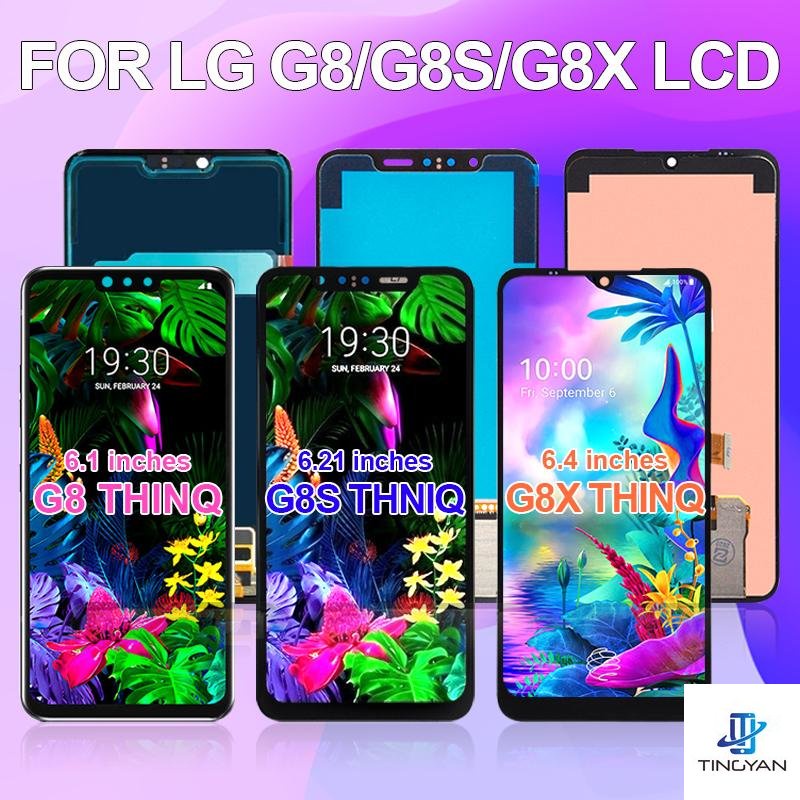 G8S ThinQ สําหรับ LG G8 ThinQ G8X LCD Touch Screen Digitizer Assembly สําหรับ LG G8S LCD พร้อมเครื่อ