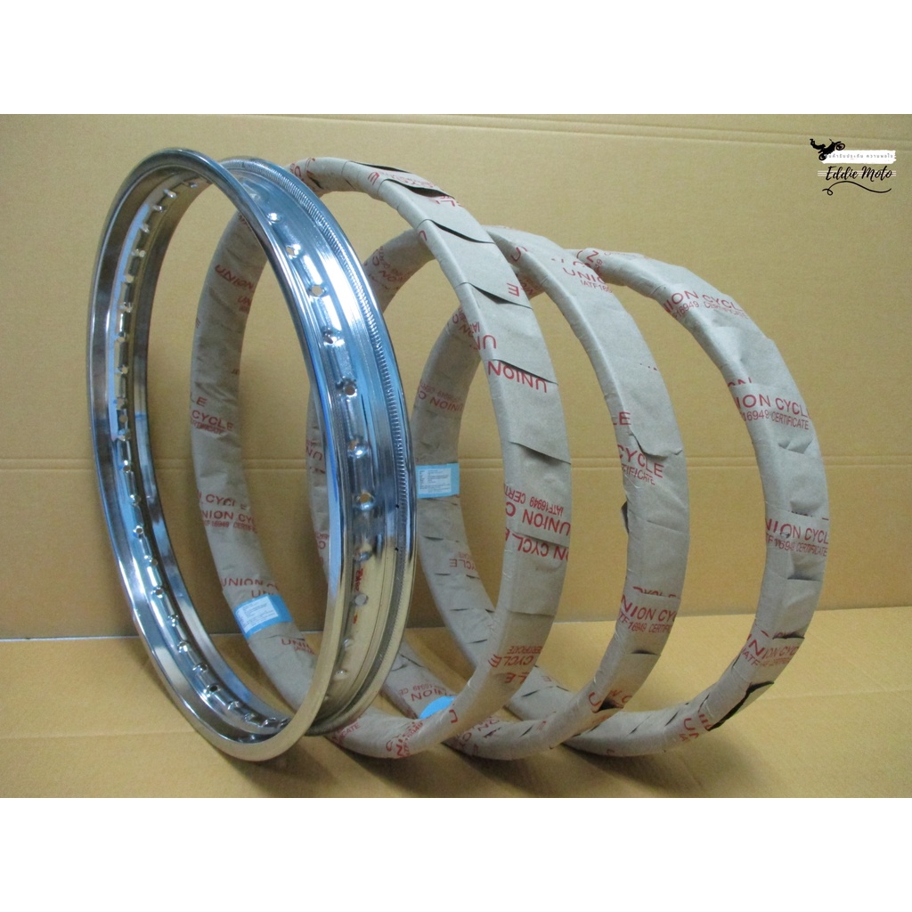 STEEL WHEEL RIM size 1.85x18 (DOT36) / 2.15x18 (DOT36) Fit For MOTORCYCLE  // วงล้อเหล็ก ขอบ 18 (36ร