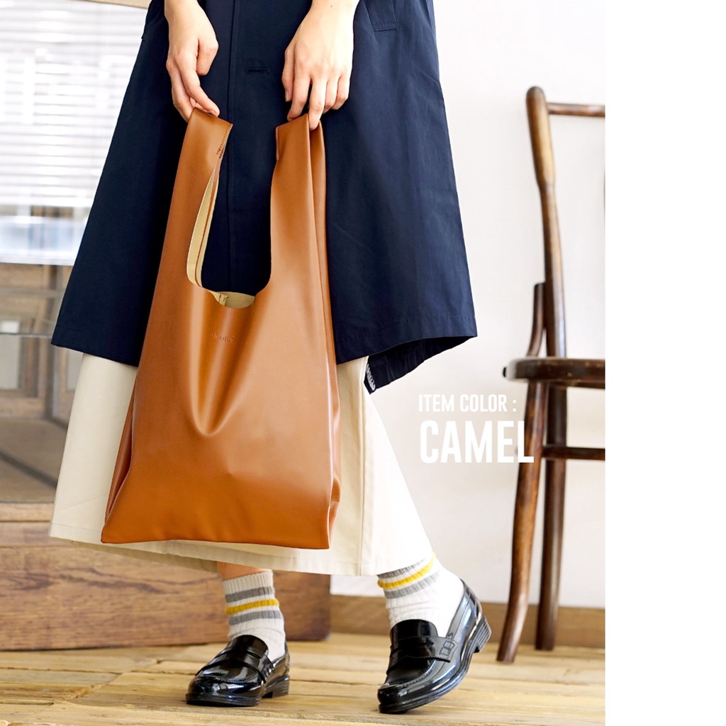 ‼️พิเศษเฉพาะช่วงโปรฯ‼️ (ของแท้ มีป้ายกันปลอม) anello アネロ ALTON TOTE BAGGY BAG (ATB3647) size Regular - รูปที่ 3