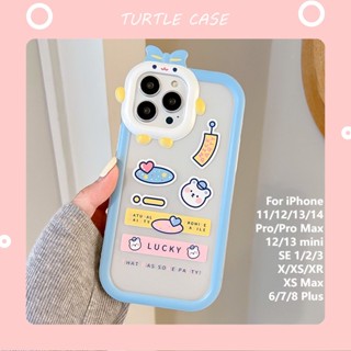 [พร้อมส่ง] ใหม่ เคสโทรศัพท์มือถือ ซิลิโคนใส ลายการ์ตูนมอนสเตอร์ ขนาดเล็ก สําหรับ iPhone 14 13 12 11 promax XS XR xsmax se2020 6 7 8plus Mini