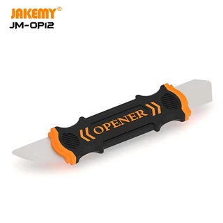 Jakemy JM-OP12 เครื่องมืองัดแงะเปิดหน้าจอโทรศัพท์มือถือ แบบโลหะ ยืดหยุ่น สองด้าน