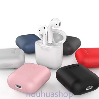 เคสหูฟังบลูทูธไร้สาย TPU ซิลิโคนนิ่ม กันตก สําหรับ AirPods Apple