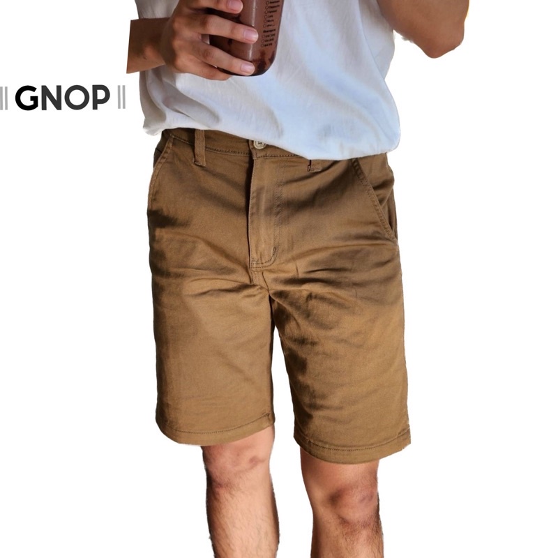 GNOP กางเกงขาสั้น ผ้ายืด ใส่สบาย กางเกงขาสั้นผู้ชาย รุ่น G419