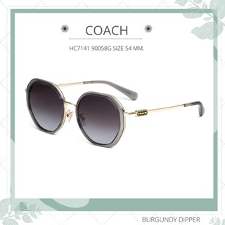 แว่นกันแดด COACH : HC7141 90058G SIZE 54 MM.