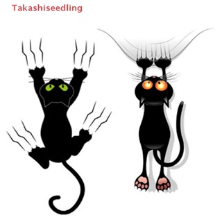 (Takashiseedling) สติกเกอร์ไวนิล ลายแมว กันน้ํา สําหรับติดตกแต่งหลังคารถยนต์