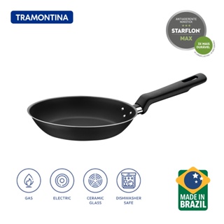 Tramontina กระทะ อะลูมิเนียมเคลือบ รุ่น Loreto ขนาด 18-30 cm. / Loreto Aluminum Frying Pan Nonstick Coating