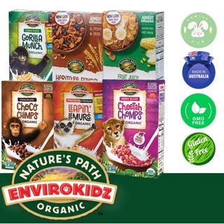 Nature’s Path  Envirokidz Leapin’ Leamur / Cheetah Chomps / Choco Chimps/ Gorilla Munch Cereal 284g Gluten Free