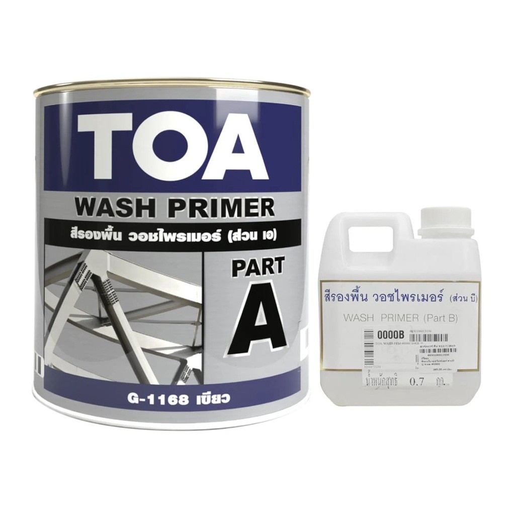 "TOA" WASH PRIMER (A+B) G1168 (3.785ลิตร)***สามารถออกใบกำกับภาษีได้ยอด500บาทขึ้นค่ะ****