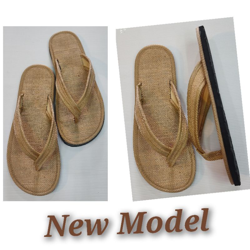รองเท้าหูหนีบผ้ากระสอบเบาสวมสบายเท้า(New Model)