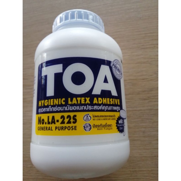 กาว​ลา​เท็กซ์​  TOA​  16​  OZ. (1x12 ขวด) ปีผลิต 2025