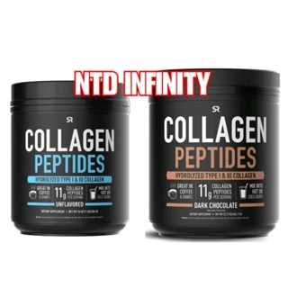 นำเข้า🇺🇸 Sports Research Collagen Peptides Powder UnFlavored / Dark Chocolate | Certified Keto Friendly SR Collagen