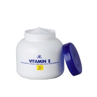 AR Aron Vitamin E Cream 200g : อารอน เอ อาร์ วิตามิน อี มอยส์เจอไรซิ่ง ครีม ทาผิว ครีมทาตัว x 1 ชิ้น NP | alyst