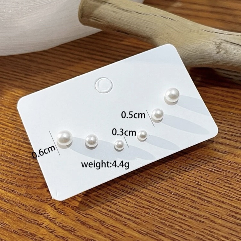 Piing me Earrings | ต่างหูไข่มุก ( 3 คู่ )