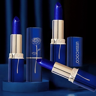 🧨ลิปเปลี่ยนสีตามอุณภูมิ ติดทน24ชม. ลิปสติกสีน้ำเงินเปลี่ยนสี…