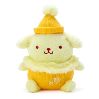 B[ส่งตรงจากญี่ปุ่น] ตุ๊กตา Sanrio Pom Pom Purin ผ้าถักนิตติ้ง สไตล์ญี่ปุ่น