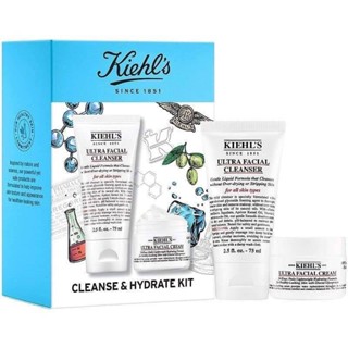 เซต Kiehls Ultra Facial Cleanse &amp; Hydrate Kit 2 Items