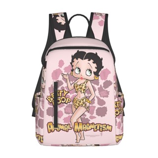 Betty Boop กระเป๋าเป้สะพายหลัง น้ําหนักเบา สําหรับเด็กอนุบาล