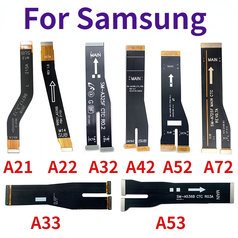 สายเคเบิ้ลเชื่อมต่อเมนบอร์ด แบบยืดหยุ่น สําหรับ Samsung A32 A325F A42 A425F A52 A525F A22 A72 A21 A33 A53 4G 5G