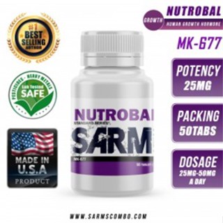 Sarms Combo Ibutamoren MK-677 25mg 50 tabs