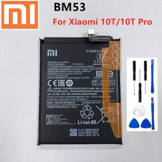 Xiaomi Original Replacement แบตเตอรี่ BM53สำหรับ Xiaomi 10T 10T Pro Mi 10T 5000MAh BM53เปลี่ยนแบตเตอรี่ + เครื่องมือฟรี