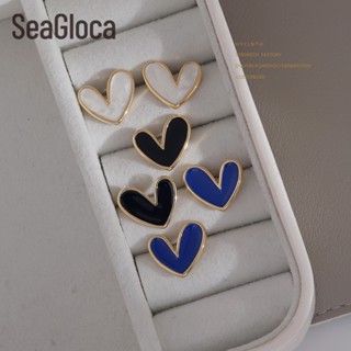 Seagloca ใหม่ ต่างหู รูปหัวใจ พรีเมี่ยม อินเทรนด์ สําหรับผู้หญิง No.28